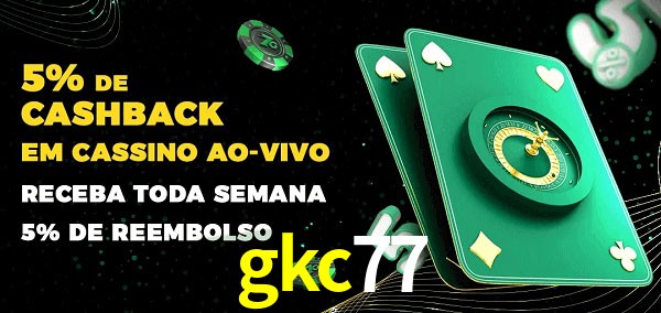 Promoções do cassino ao Vivo gkc77